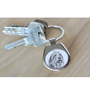 Bergamasco brelok ze zdjęciem psa Art-Dog