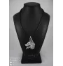 Azawakh, Azawagh I - Collier de chien dans une boîte cadeau, médaillon argenté pour fan de chien, pendentif remarquable de la marque Art-Dog