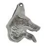 Azawakh, Tuareg Sloughi I - Dog necklace in gift box, silver-plated locket for dog fan, striking pendant by Art-Dog brand