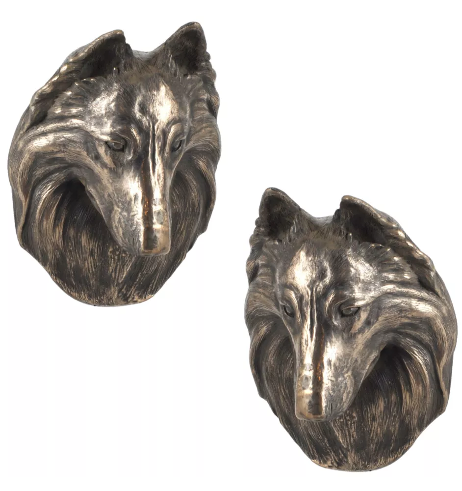 Belgian Shepherd Dog, Belgian Sheepdog - Dog statue, hanging bust, unique decoration for dog lover by Art-Dog brand