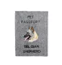 Owczarek belgijski etui na paszport Art-Dog