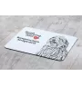 Bergamasco Shepherd Dog, Bergamasco Sheepdog - mouse pad with print, personalized dog-themed mouse pad, unique gadget for an office worker by Art-Dog brand