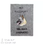 Owczarek belgijski etui na paszport Art-Dog
