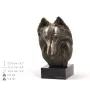 Chiens de Berger Belge - Statue de chien, buste sur socle en pierre, sculpture, trophée pour exposition canine par la marque Art-Dog
