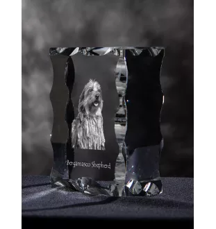 Bergamasco ramka kryształowa z psem Art-Dog