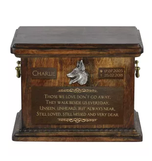 Azawakh, Tuareg Sloughi I - urn for dog ashes, personalized urn with engraving, commemorative box for dog ashes by Art-Dog brand