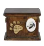 Terrier De Bedlington, Bedlington Terrier - urne pour les cendres de chien, urne personnalisée avec une gravure, boîte commémorative pour les cendres de chien de la marque Art-Dog