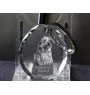 Berger Bergamasque, Berger de Bergame - pendentif avec une photo de chien, porte-clés en cristal dans une boîte cadeau, un cadeau unique par Art-Dog
