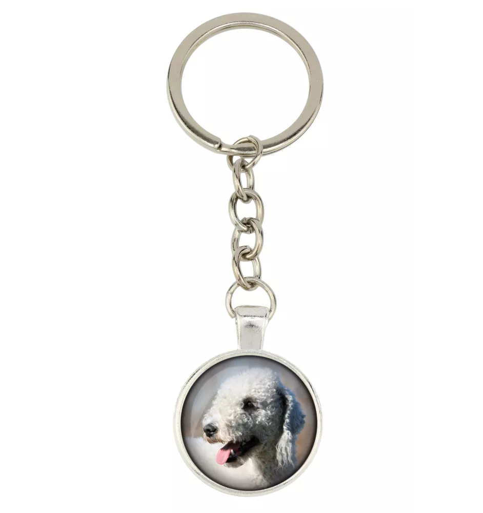 Terrier De Bedlington, Bedlington Terrier - porte-clés avec votre photo, accessoire pour clés, breloque pour sac de la marque Art-Dog