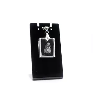 Bergamasco wisiorek kryształowy z psem Art-Dog