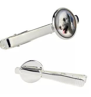 Bedlington Terrier, Rothbury Terrier, Rodbery Terrier - tie clip in a box, stylish tie, personalized jewelry from the Art-Dog brand