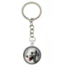 Bedlington Terrier, Rothbury Terrier, Rodbery Terrier - keychain in a box, own photo, keychain pendant from Art-Dog brand