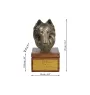 Belgian Shepherd Dog, Belgian Sheepdog - urn for dog ashes with a statuette, small urn for a dog, personalized urn with a bust of a dog by Art-Dog brand