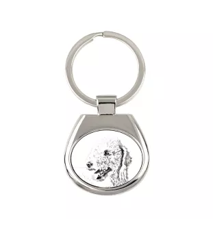Bedlington Terrier brelok ze zdjęciem psa Art-Dog