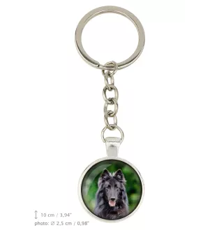 Chiens de Berger Belge - porte-clés avec votre photo, accessoire pour clés, breloque pour sac de la marque Art-Dog