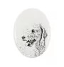 Bedlington Terrier płyta nagrobna ze zdjęciem psa Art-Dog
