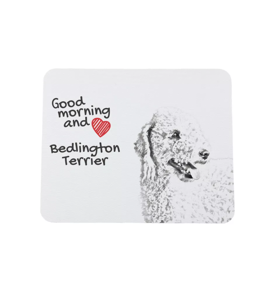 Bedlington Terrier podkładka pod mysz z psem Art-Dog