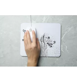 Terrier De Bedlington, Bedlington Terrier - tapis de souris personnalisé avec impression, tapis de souris personnalisé avec chien, accessoire unique pour employé de bureau de la marque Art-Dog
