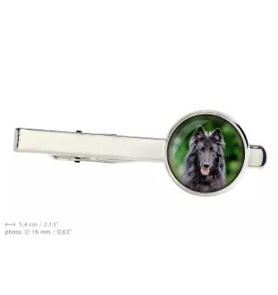 Chiens de Berger Belge - pince à cravate dans une boîte, cravate élégante, bijoux personnalisés de la marque Art-Dog