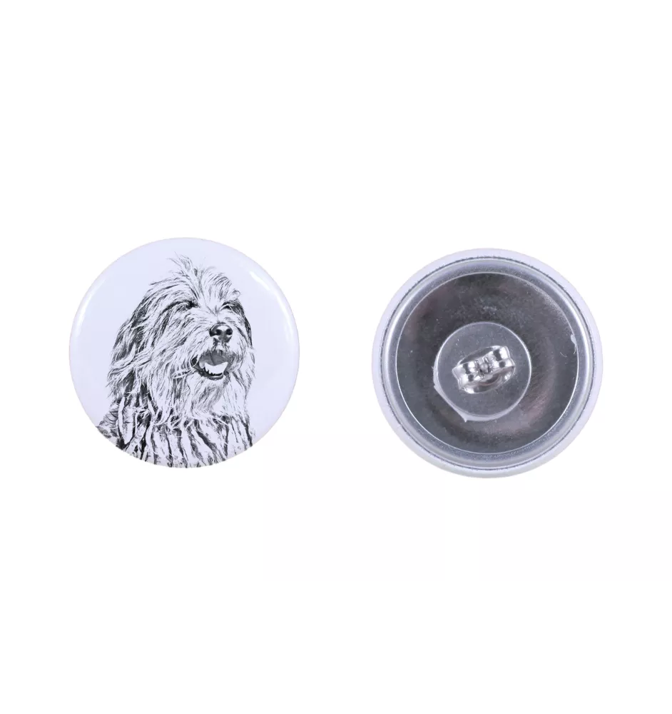 Bergamasco Shepherd Dog, Bergamasco Sheepdog - unique dog earrings, your pet on a keychain, Art-Dog's own brand