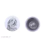 Berger Bergamasque, Berger de Bergame - boucles d'oreilles uniques avec un chien, votre animal de compagnie sur un porte-clés, marque propre Art-Dog