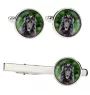 Chiens de Berger Belge - Boutons de manchette et cravate avec votre photo, accessoire de costume, bijoux pour hommes de la marque Art-Dog.