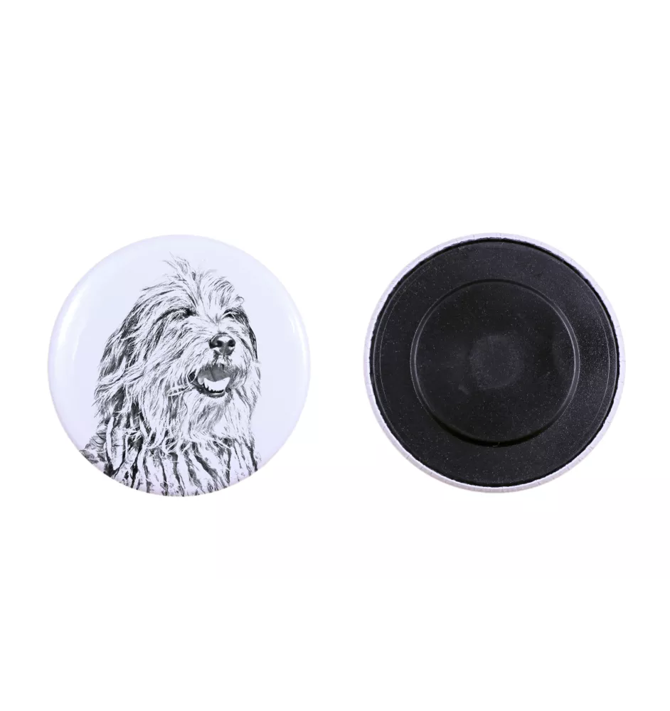 Bergamasco Shepherd Dog, Bergamasco Sheepdog - magnet with a dog's pupil, exceptionally light, strong magnet, handmade product by the Art-Dog brand