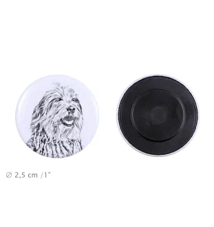 Bergamasco Shepherd Dog, Bergamasco Sheepdog - magnet with a dog's pupil, exceptionally light, strong magnet, handmade product by the Art-Dog brand