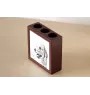 Terrier De Bedlington, Bedlington Terrier - porte-stylo avec chien, organiseur de bureau avec impression, décoration de bureau personnalisée de la marque Art-Dog