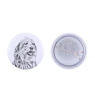 Bergamasco Shepherd Dog, Bergamasco Sheepdog - pin with your dog, add your own photo, Art-Dog brand
