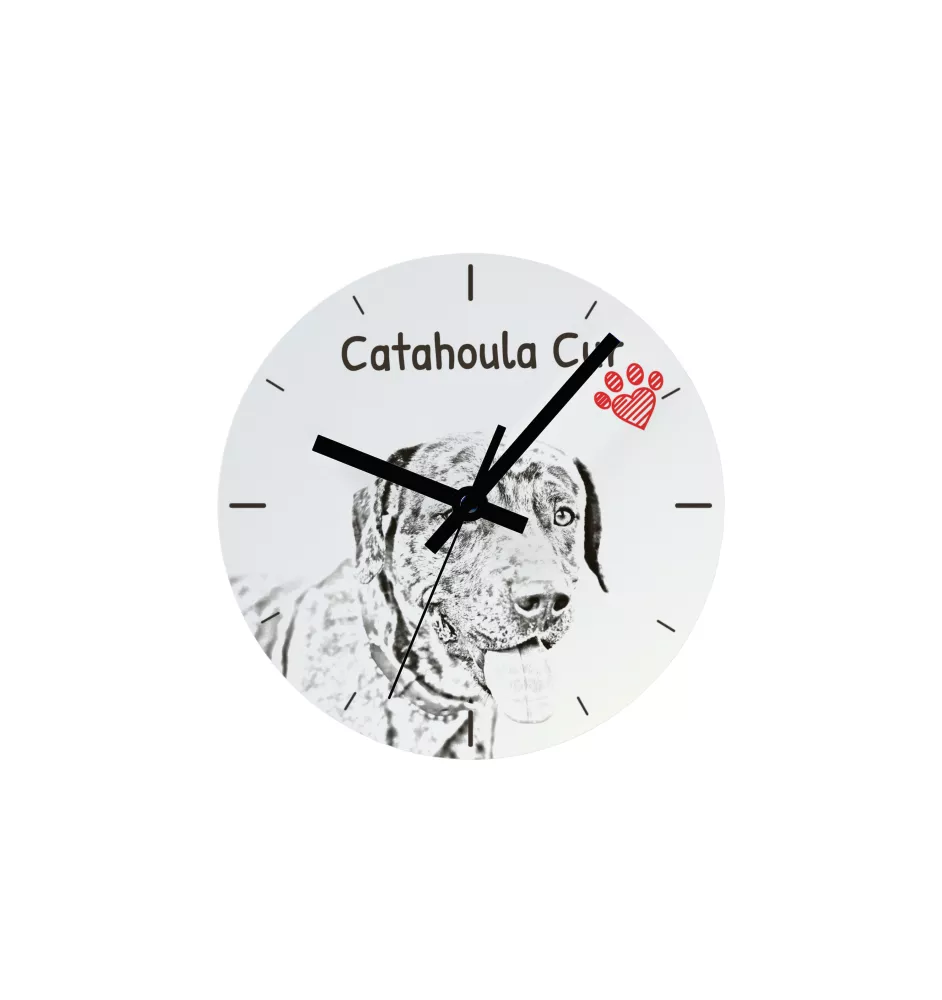 Terrier De Bedlington, Bedlington Terrier - horloge murale avec chien, horloge de table avec impression, décoration personnalisée de la maison de la marque Art-Dog