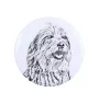 Bergamasco Shepherd Dog, Bergamasco Sheepdog - pin with your dog, add your own photo, Art-Dog brand