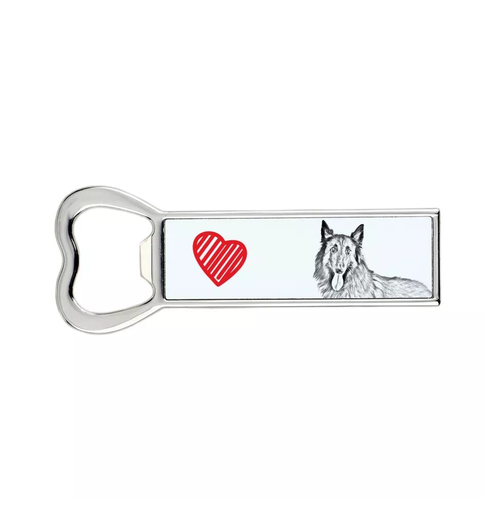 Azawakh, Tuareg Sloughi I - bottle opener with a dog, personalized fridge opener, unique gift for a man by Art-Dog brand
