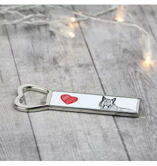 Azawakh I - Flaschenöffner mit Hund, personalisierter Flaschenöffner für den Kühlschrank, ein einzigartiges Geschenk für Männer von der Marke Art-Dog