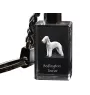 Terrier De Bedlington, Bedlington Terrier - Porte-clés en cristal avec photo de chien, porte-clés lumineux, cadeau unique de la marque Art-Dog
