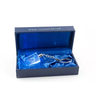 Bedlington Terrier brelok kryształowy z psem Art-Dog