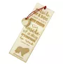 Bergamasker Hirtenhund, Berger de bergame - Lesezeichen mit Hund, personalisiertes Lesezeichen, Geschenk für Bücherwurm von der Marke Art-Dog