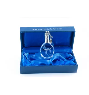 Bedlington Terrier, Rothbury Terrier - Anhänger mit einem Foto eines Hundes, Schlüsselanhänger aus Kristall in einer Geschenkbox, ein einzigartiges Geschenk von Art-Dog