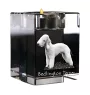 Bedlington Terrier, Rothbury Terrier, Rodbery Terrier - Candle holder with dog photo, crystal tealight holder, personalised gift by Art-Dog brand