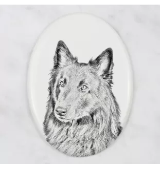 Owczarek belgijski płyta nagrobna ze zdjęciem psa Art-Dog