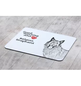 Azawakh I - Mauspad mit Druck, personalisiertes Mauspad mit Hund, einzigartiges Gadget für Büroangestellte von Art-Dog.