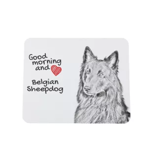 Chiens de Berger Belge - tapis de souris personnalisé avec impression, tapis de souris personnalisé avec chien, accessoire unique pour employé de bureau de la marque Art-Dog