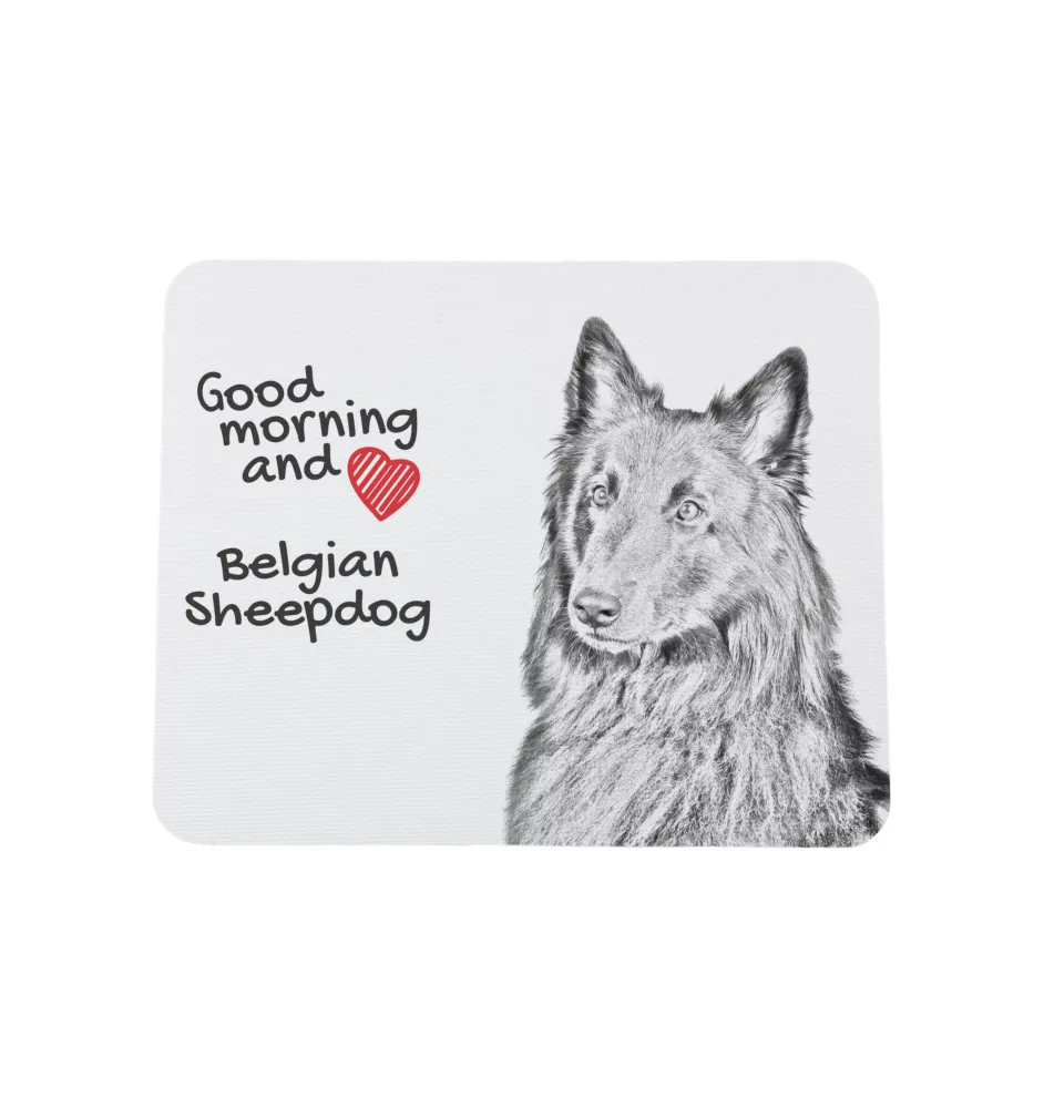 Owczarek belgijski podkładka pod mysz z psem Art-Dog