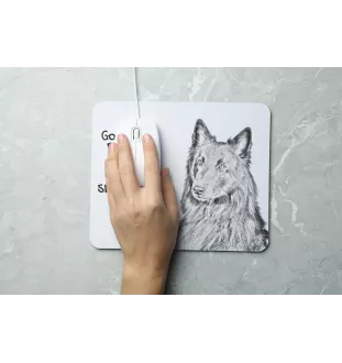 Chiens de Berger Belge - tapis de souris personnalisé avec impression, tapis de souris personnalisé avec chien, accessoire unique pour employé de bureau de la marque Art-Dog