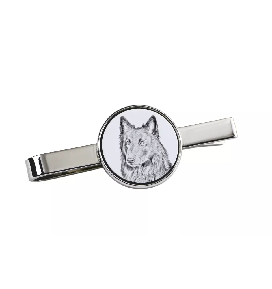 Belgischer Schäferhund - Krawattenklammer mit Hund, personalisierter Krawattenclip, einzigartiges Geschenk für Männer von der Marke Art-Dog