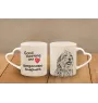 Bergamasco kubek z psem good morning serce Art-Dog