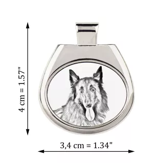 Azawakh, Tuareg Sloughi I - dog necklace, personalized pendant with a photo, unique necklace for women and men by Art-Dog brand
