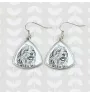 Berger Bergamasque, Berger de Bergame - boucles d'oreilles avec chien, boucles d'oreilles pendantes avec photo, bijoux personnalisés avec impression de la marque Art-Dog