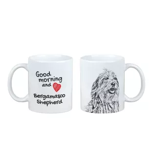 Bergamasco Shepherd Dog, Bergamasco Sheepdog - cup with a dog, cup with a photo, personalized gift from the Art-Dog brand