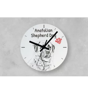 Azawakh, Tuareg Sloughi I - wall clock with a dog, shelf clock with a print, personalized home decoration from the Art-Dog brand